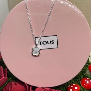 Necklace sterling silver Classic 925 with mother of pearl